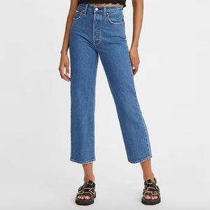 Levis Ribcage straight jeans 26 waist